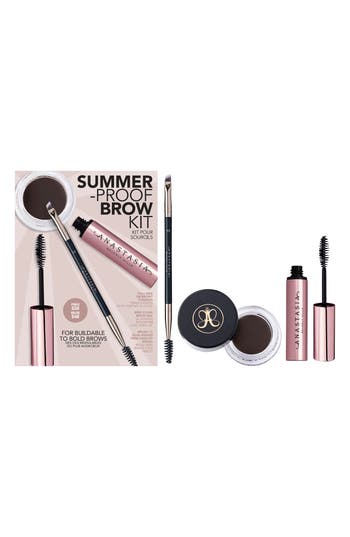 Anastasia Beverly Hills Summer-proof Brow Kit $48 Value In Black
