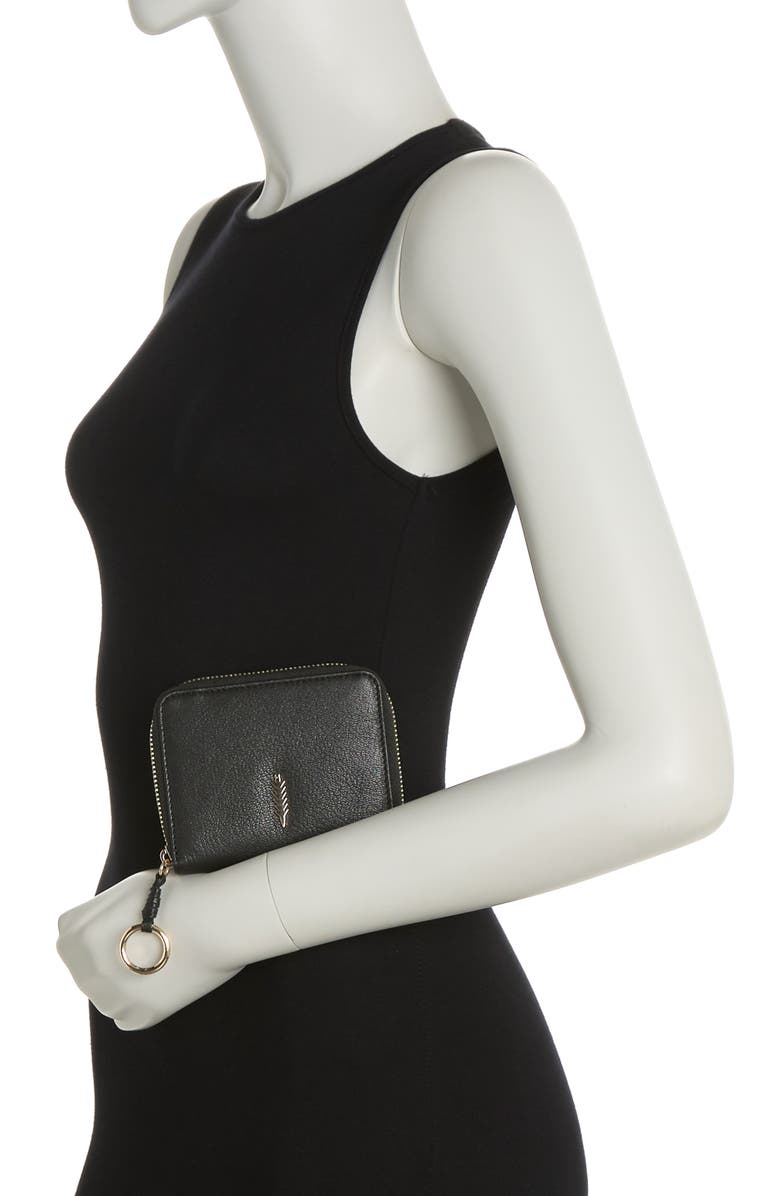 Thacker Julia Leather Small Zip Around Wallet, Alternate, color,