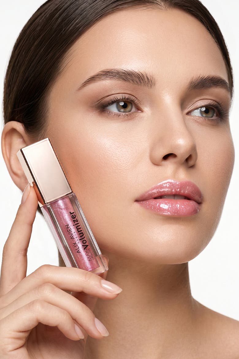 Maxi Volumizer Lip Gloss, Alternate, color, Rosy Violet