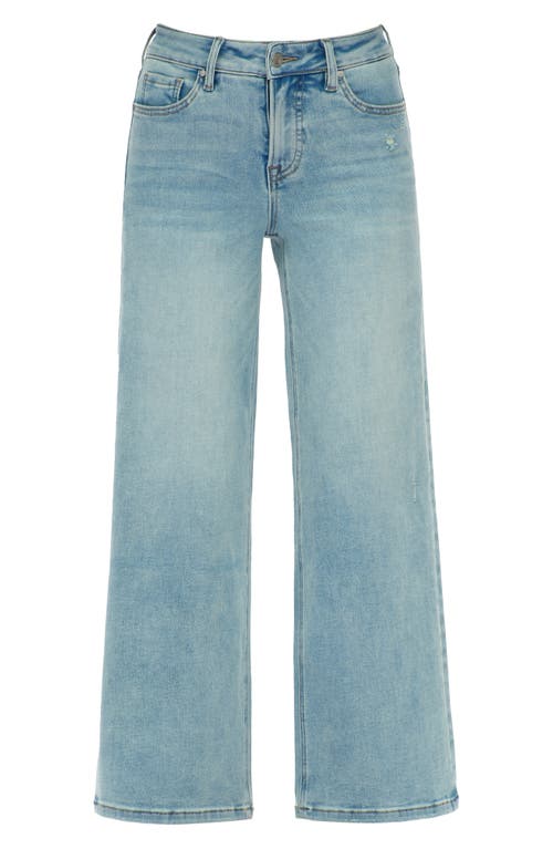Bayeas Lisa Ankle Wide Leg Jeans In Animal Print
