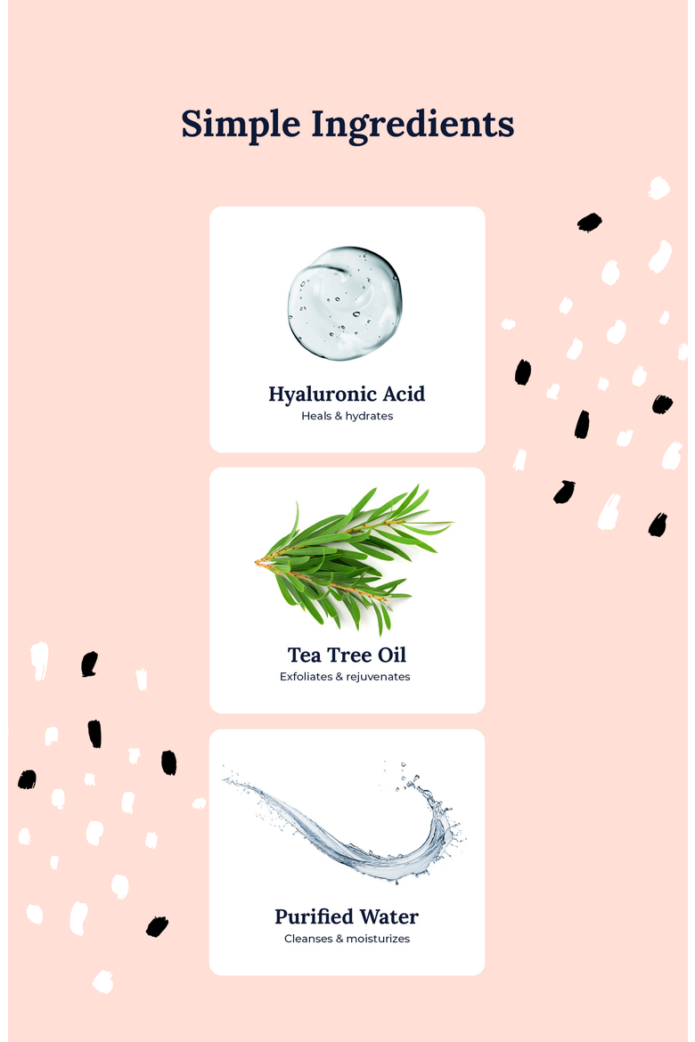 Rise Hyaluronic Acid and Tea Tree Oil Eye Wipes, Alternate, color, White