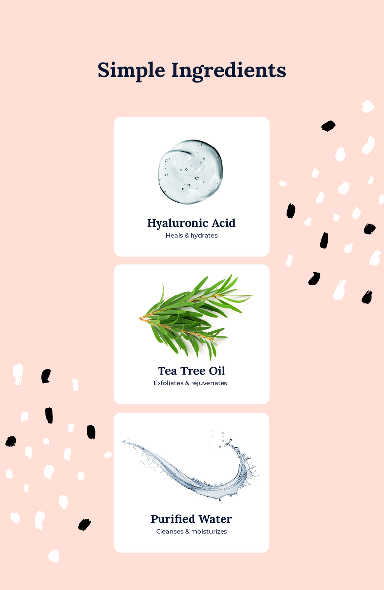 Cornea Care Rise Hyaluronic Acid and Tea Tree Oil Eye Wipes, Alternate, color,