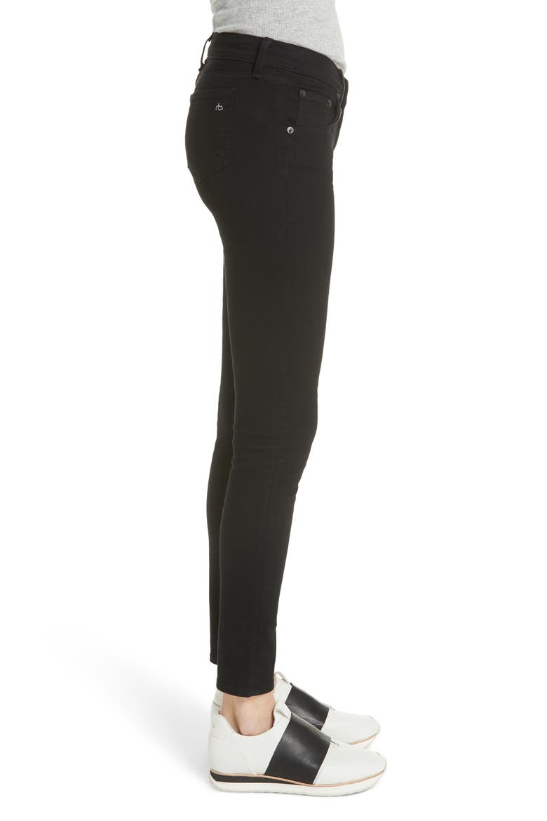 'The Skinny' Stretch Jeans, Alternate, color, COAL