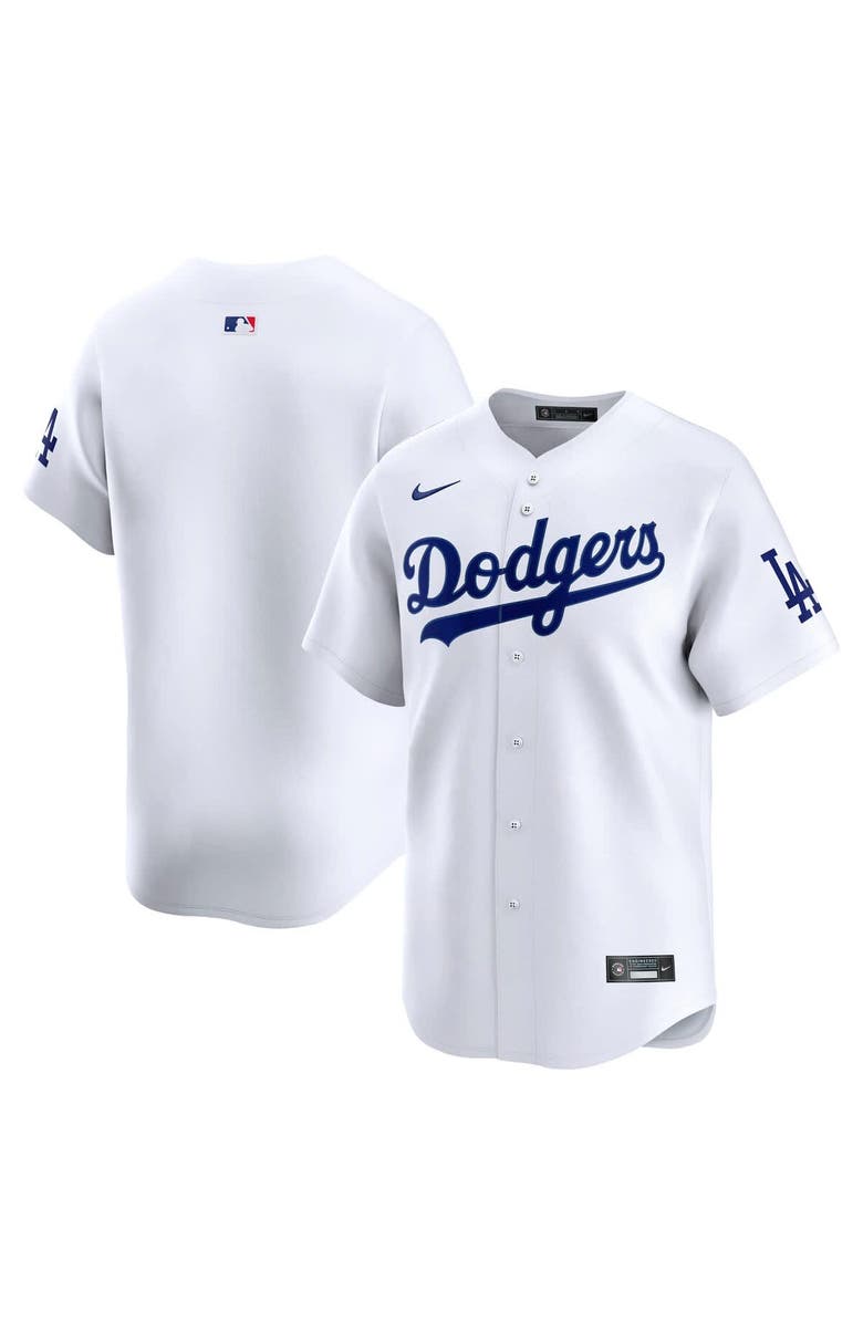 Nike Men's Nike White Los Angeles Dodgers Home Limited Jersey, Main, color, 