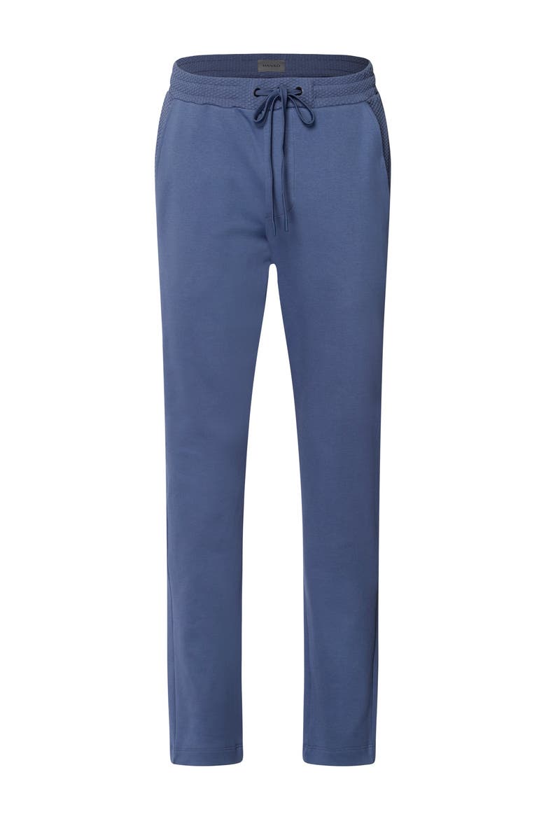 Smartwear Cotton Drawstring Lounge Pants, Main, color, Vintage Indigo