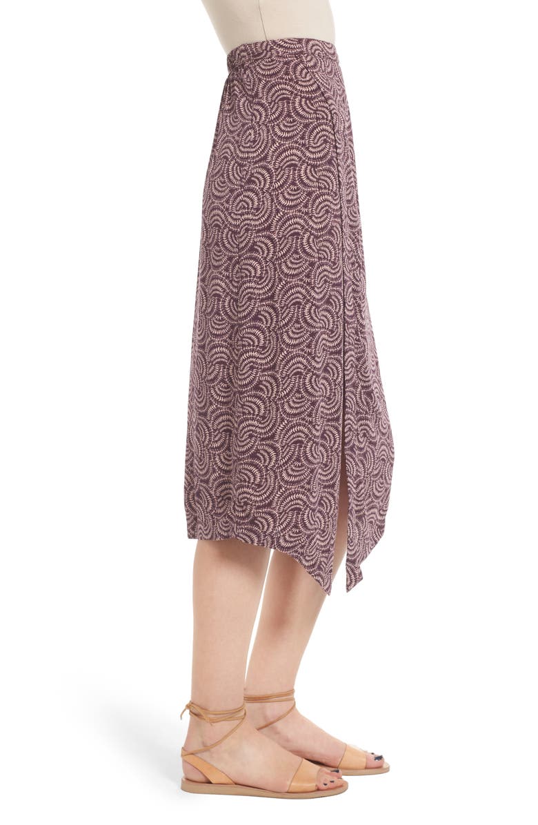 Hinge Wrap Front Midi Skirt, Alternate, color, 