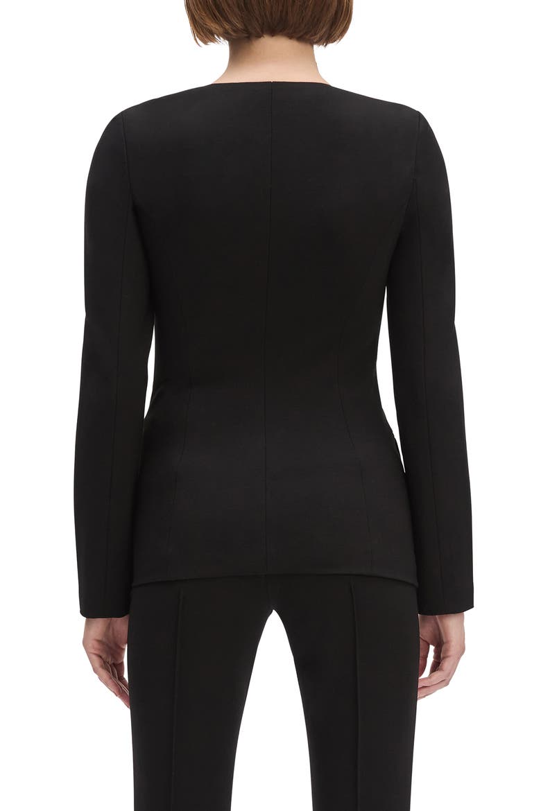 The Penelope Blazer, Alternate, color, BLACK