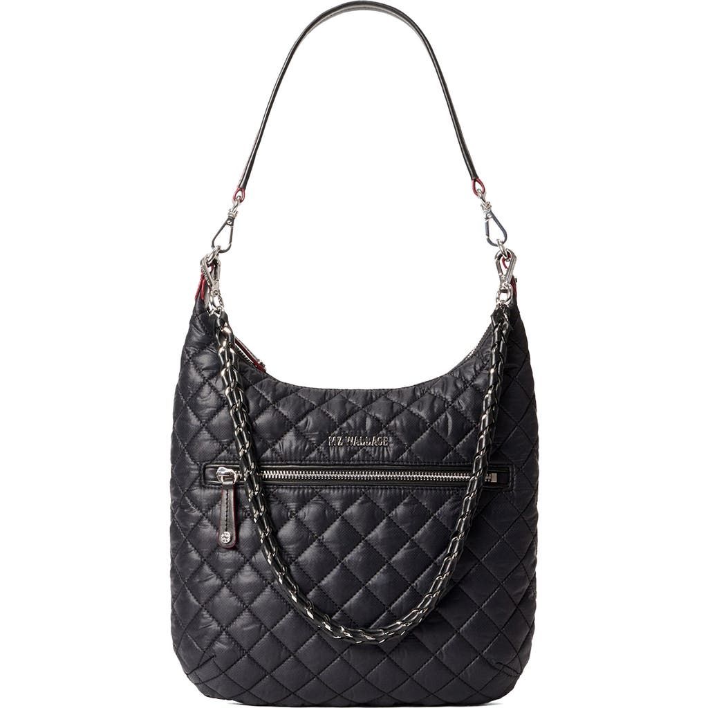 Mz Wallace Crosby Sienna Quilted Nylon Shoulder Bag