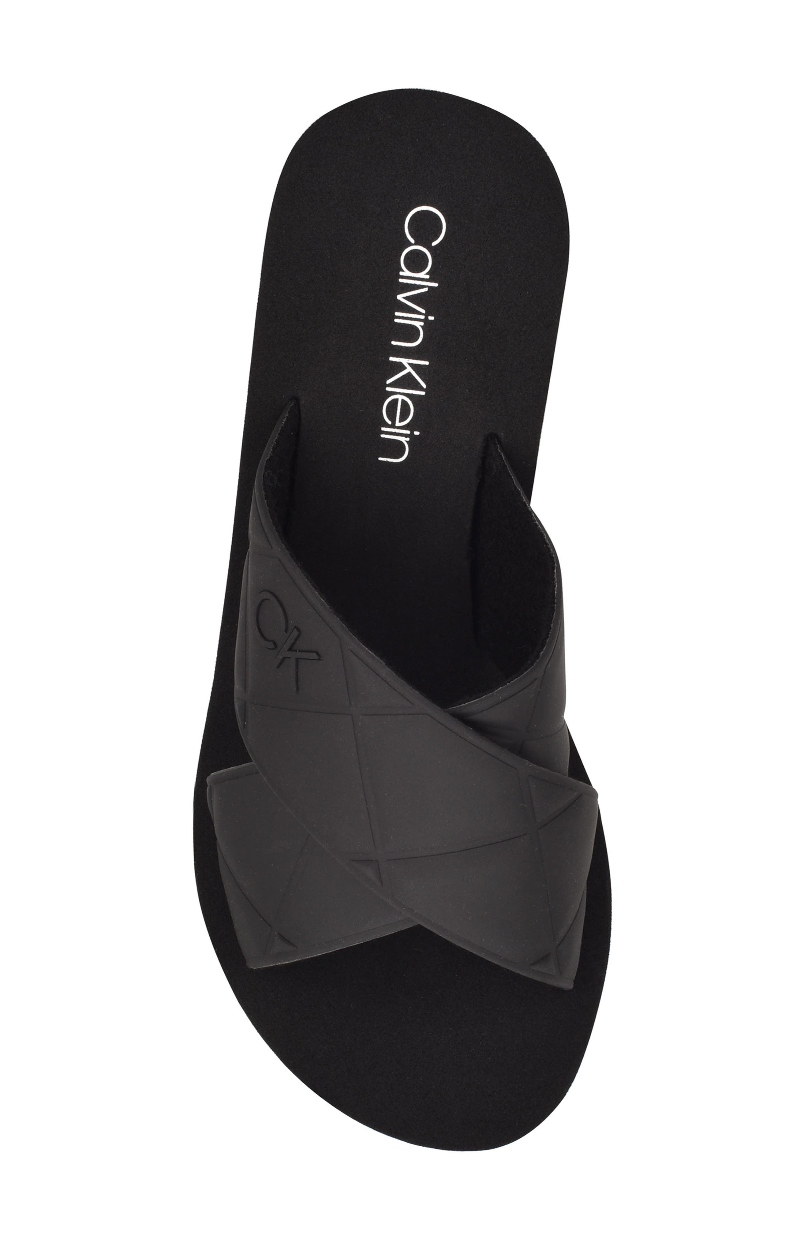 Calvin Klein Rhena Platform Slide Sandal, Alternate, color, 