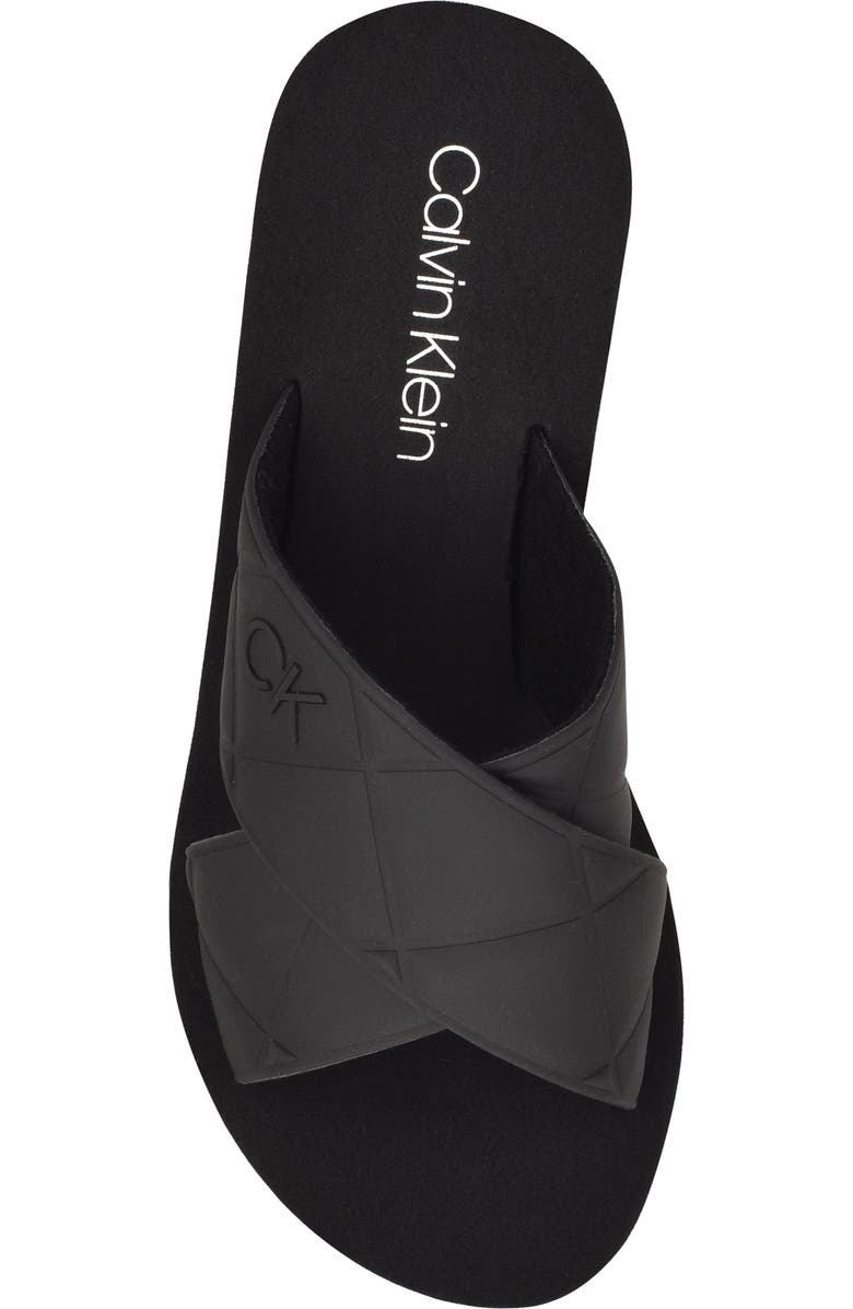 Calvin Klein Rhena Platform Slide Sandal, Alternate, color,