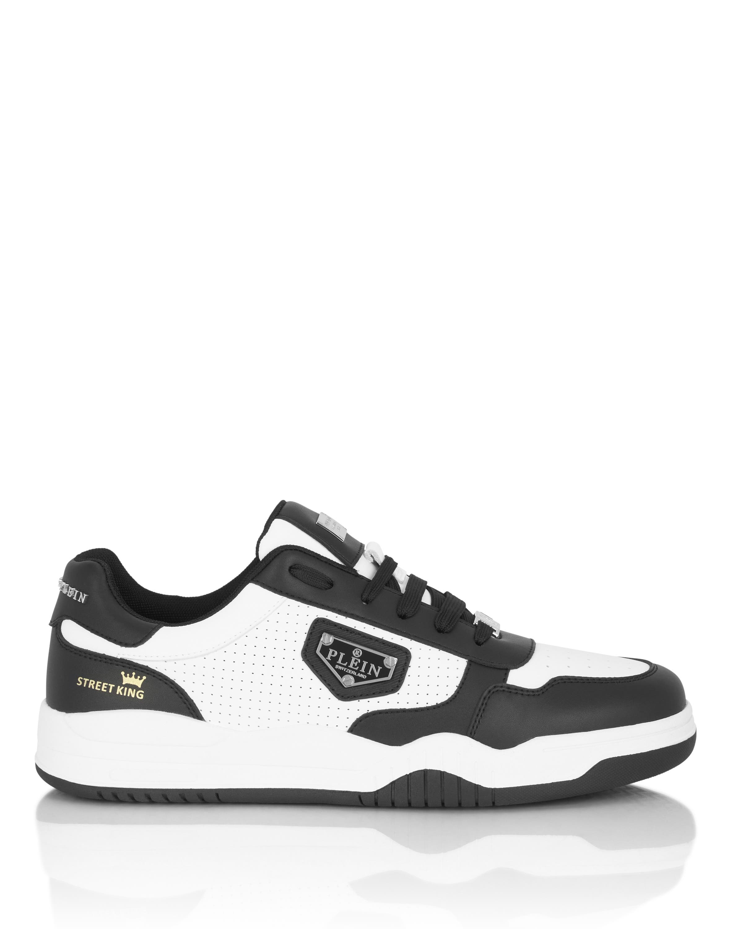 Low-Top Sneakers Street King Unisex, Alternate, color, white/black