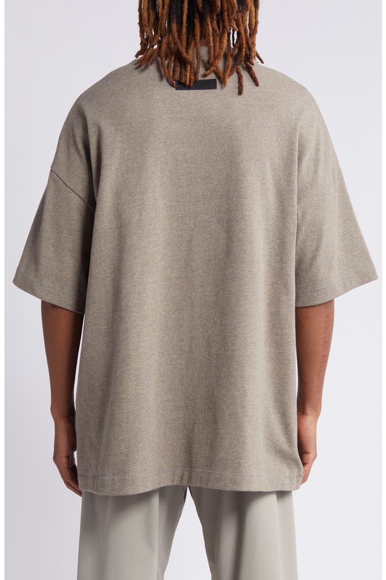 Oversize Logo T-Shirt, Alternate, color, HEATHER GREY