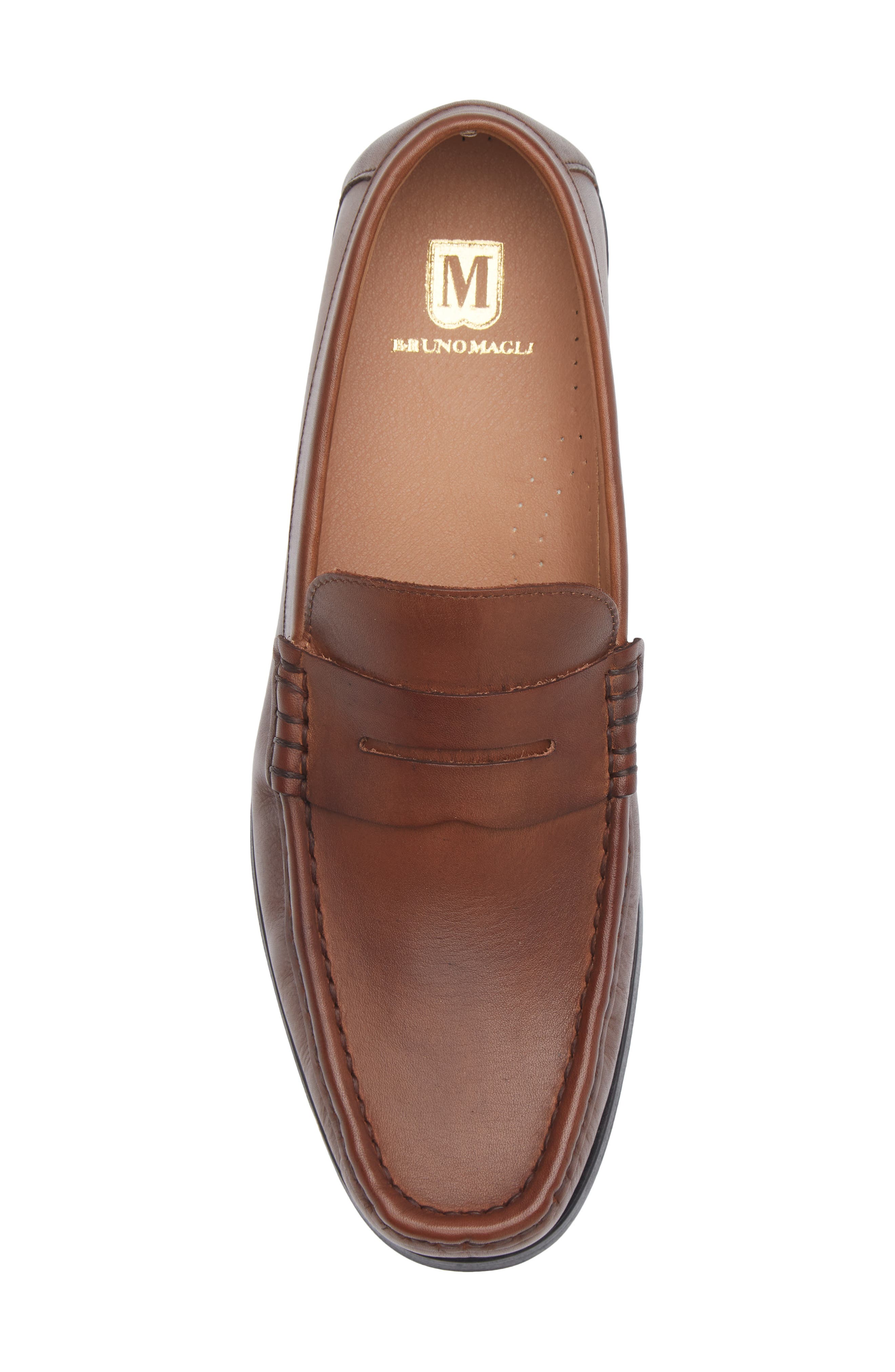 Guiliano Penny Loafer, Alternate, color, COGNAC LEATHER