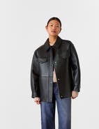 Whistles Clean Bonded Leather Jacket