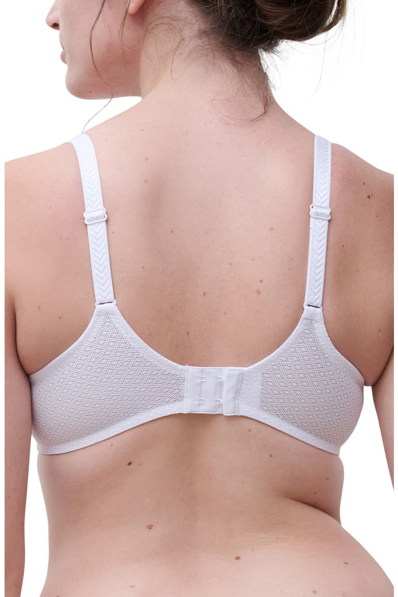 Origins Underwire Plunge Bra, Alternate, color, WHITE