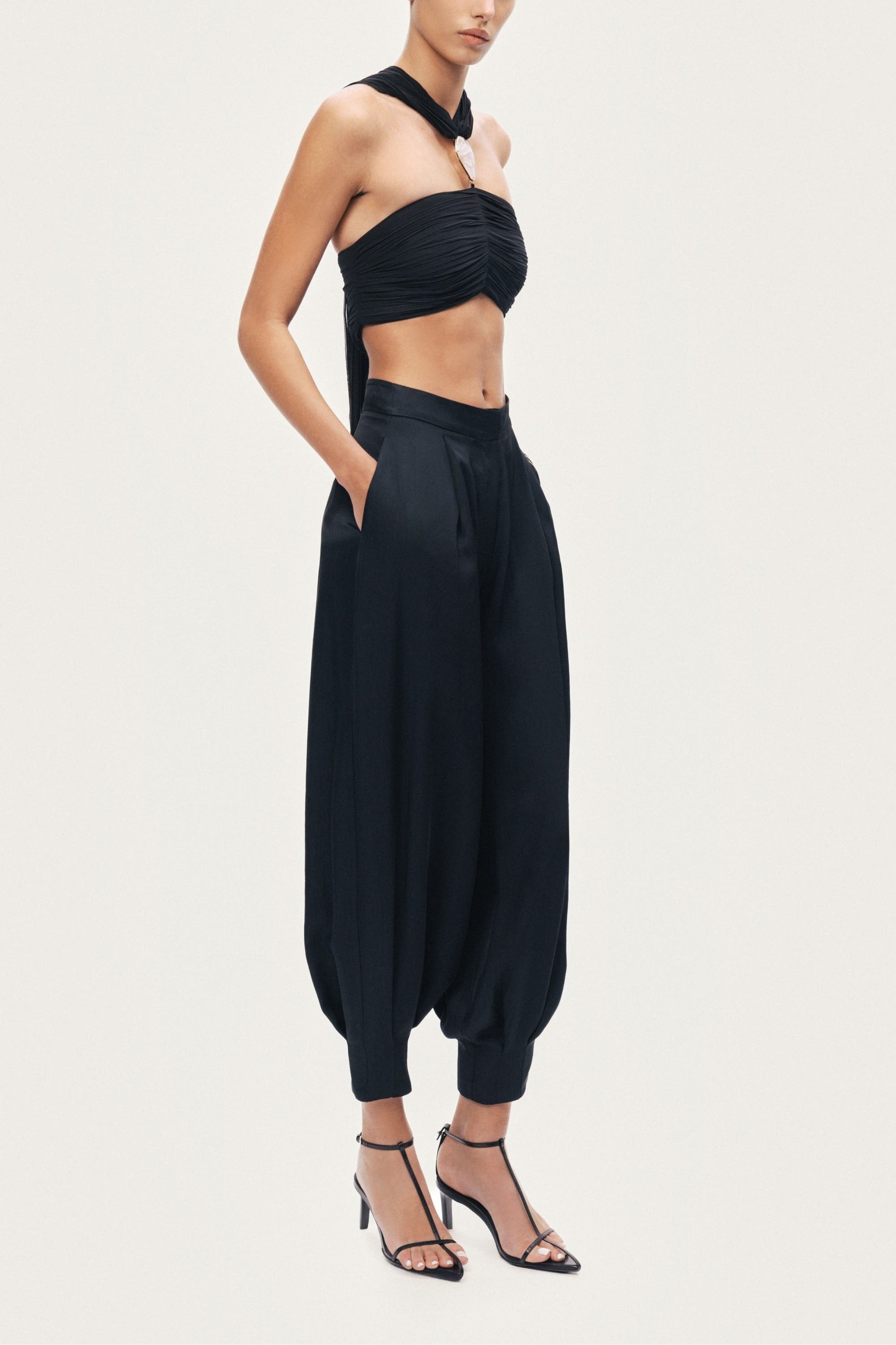 Fluid Balloon-Leg Pants - image 2
