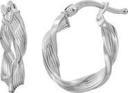 Bony Levy BLG 14K White Gold Hoop Earrings
