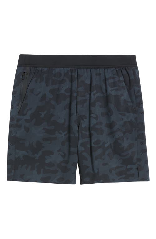 Ten Thousand Interval Lined 5-inch Training Shorts In Black Camo