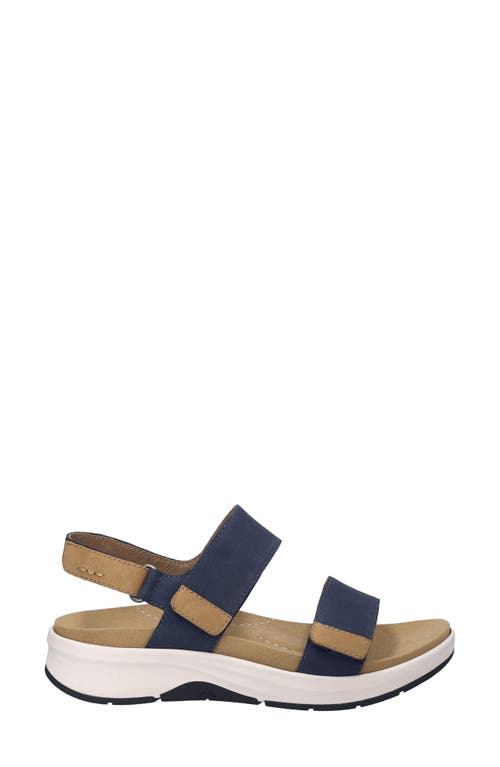 Josef Seibel Estelle Slingback Platform Sandal In Ocean