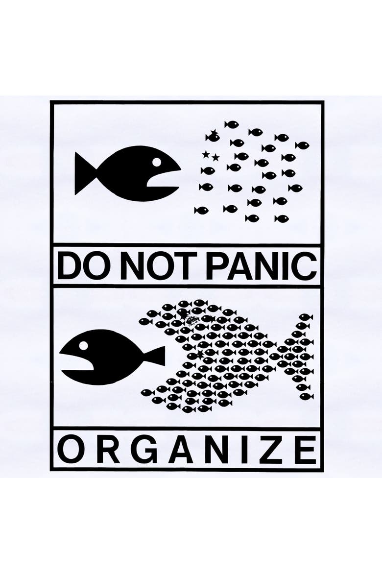 Don't Panic Tee, Alternate, color, White