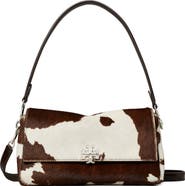 Tory Burch Charlie Small Genuine Calf Hair Shoulder Bag