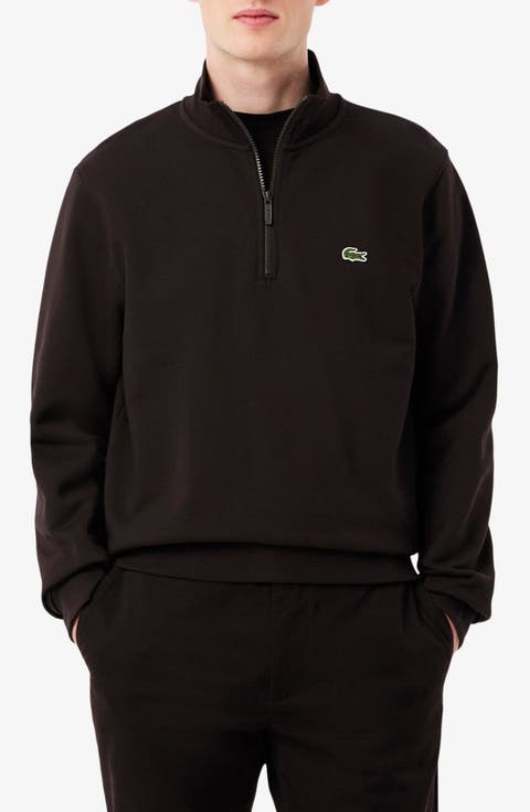 Cotton Fleece Half Zip Pullover
