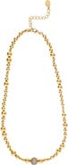 RIVKA FRIEDMAN Cubic Zirconia Beaded Necklace