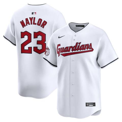 Men's Nike Bo Naylor White Cleveland Guardians Home Limited Player Jersey