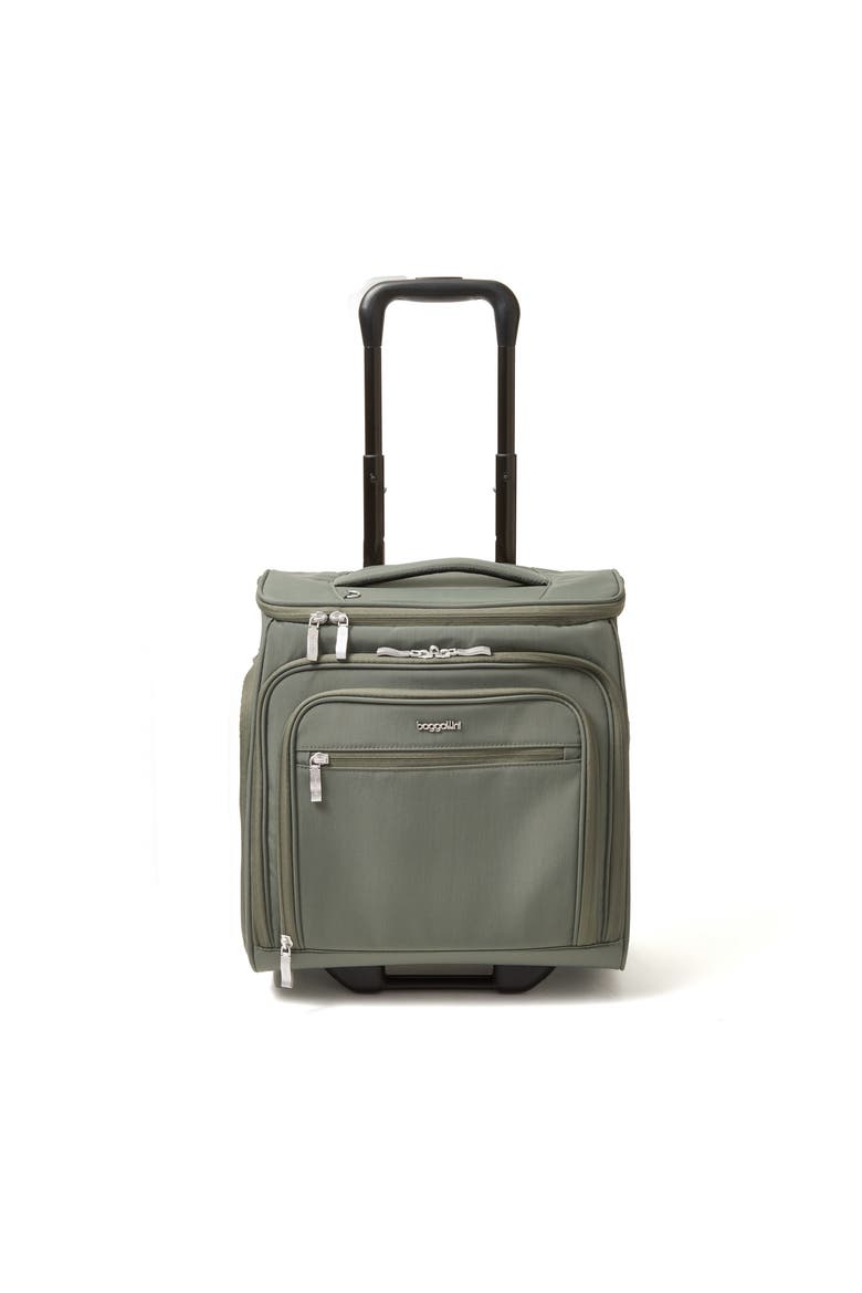 Expandable Underseat Carry-On Suitcase, Main, color, THYME