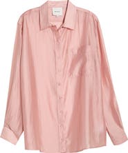 Reformation Eli Oversize Button-Up Shirt