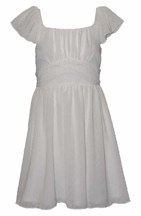 Kids' Clip Dot Flutter Sleeve Dress