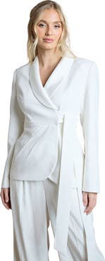Coast Satin Collared Neck Bridal Blazer