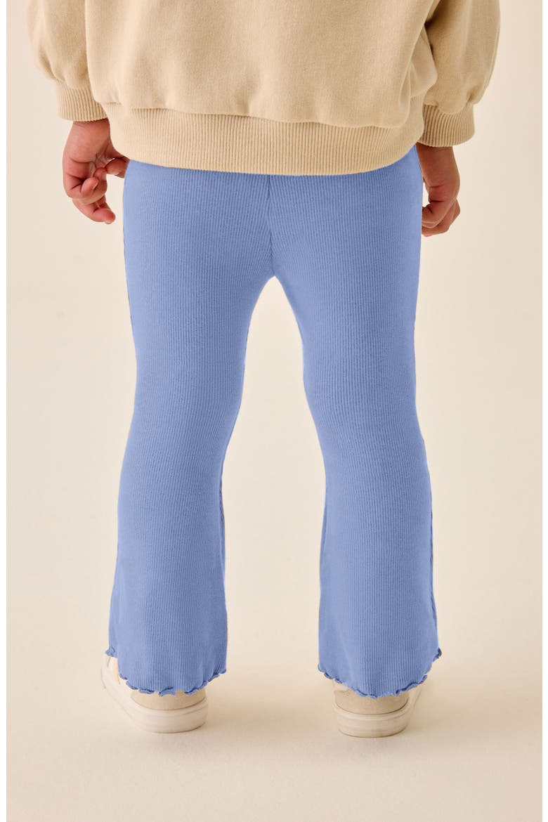 Kids' Rib Flare Leggings, Alternate, color, BLUE