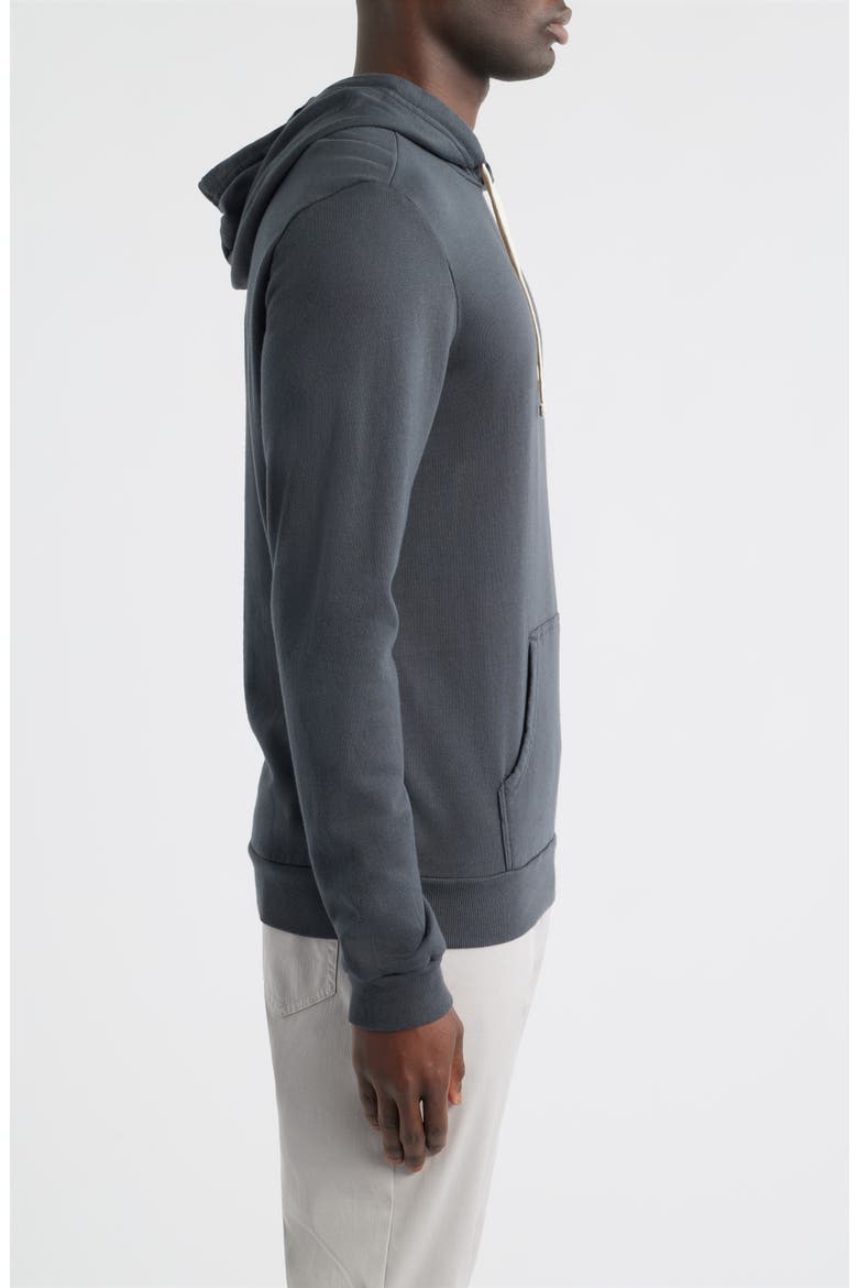 Cotton Blend French Terry Pullover Hoodie, Alternate, color, ASPHALT GREY