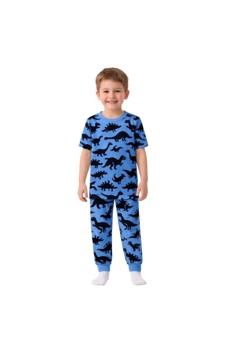 BenBen Kids 3 Pack Pajamas Toddlers and Boys Snug Fitted Short Sleeve Sleepwear Sets, Alternate, color, Dark Grey