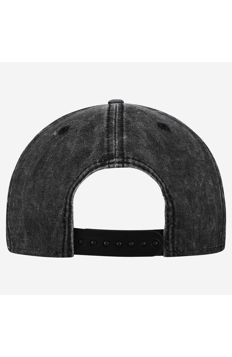 New Era Men's New Era Black Los Angeles Lakers Washed Tonal 9FIFTY Snapback Hat, Alternate, color, Black