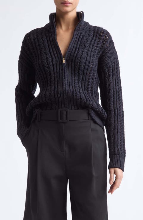 Wool Zip Cardigan