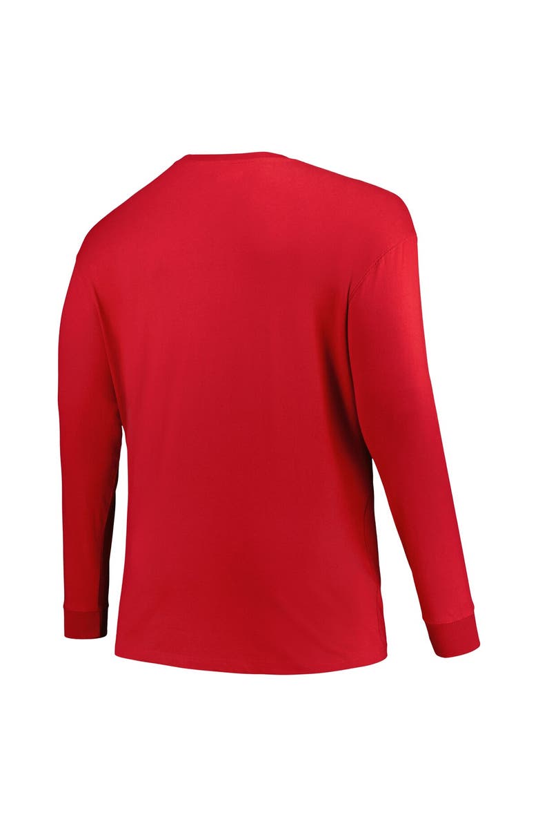 Champion Men's Champion Crimson Alabama Crimson Tide Big & Tall Arch Long Sleeve T-Shirt, Alternate, color, 