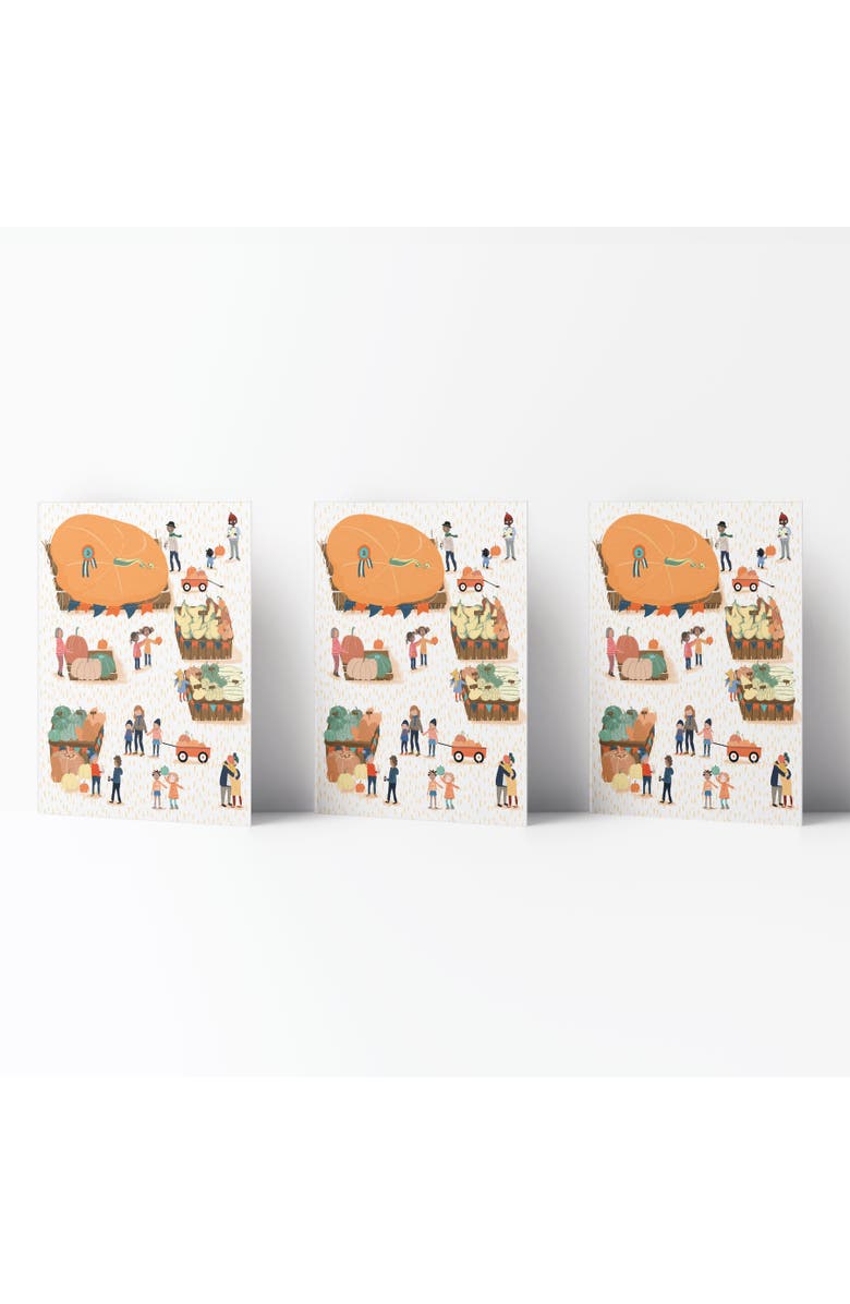 Ramus & Co Pumpkin Thanksgiving Fall/Autumn Greeting Card Pack Sets, Main, color, Multi-Pack