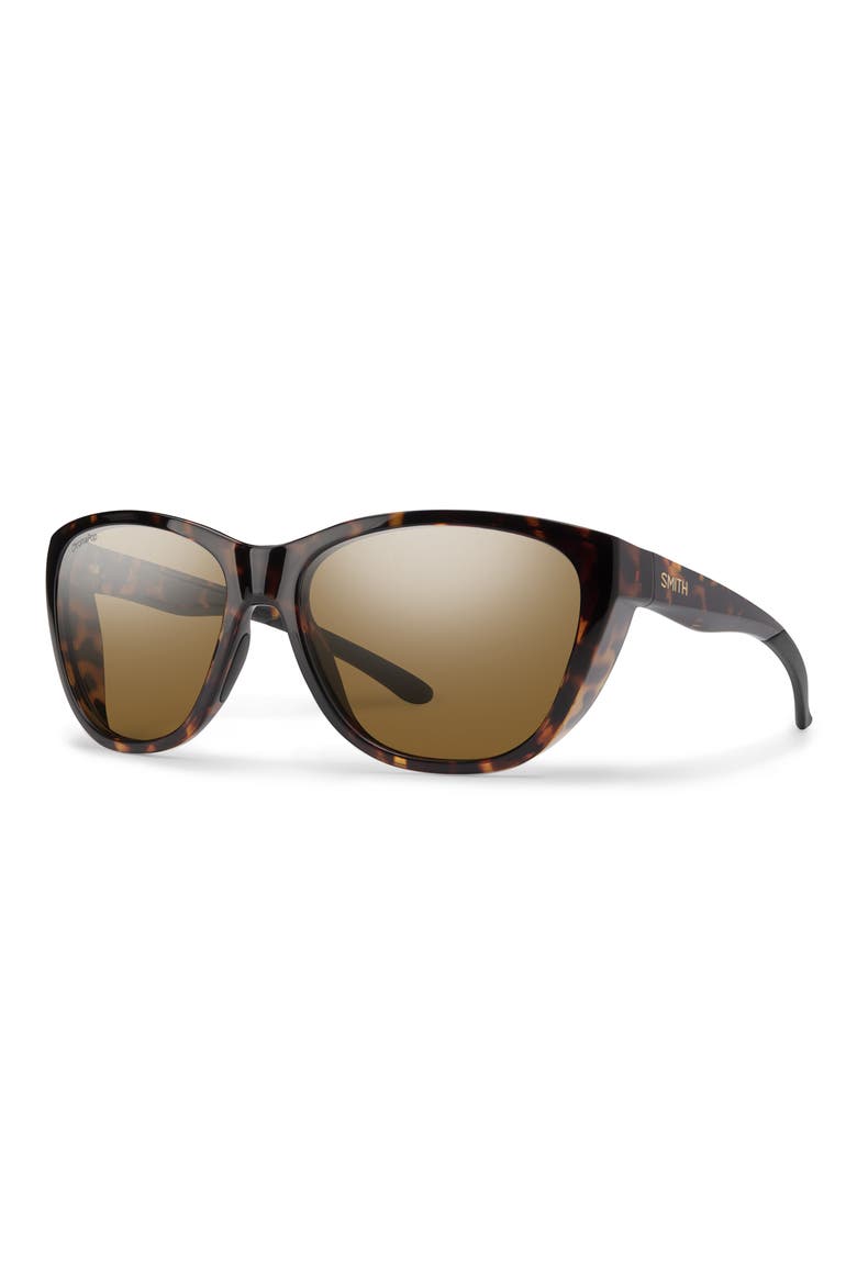 Shoal 58mm ChromaPop Polarized Wraparound Sunglasses, Alternate, color, TORTOISE / CHROMAPOP GLASS POLARIZED BROWN