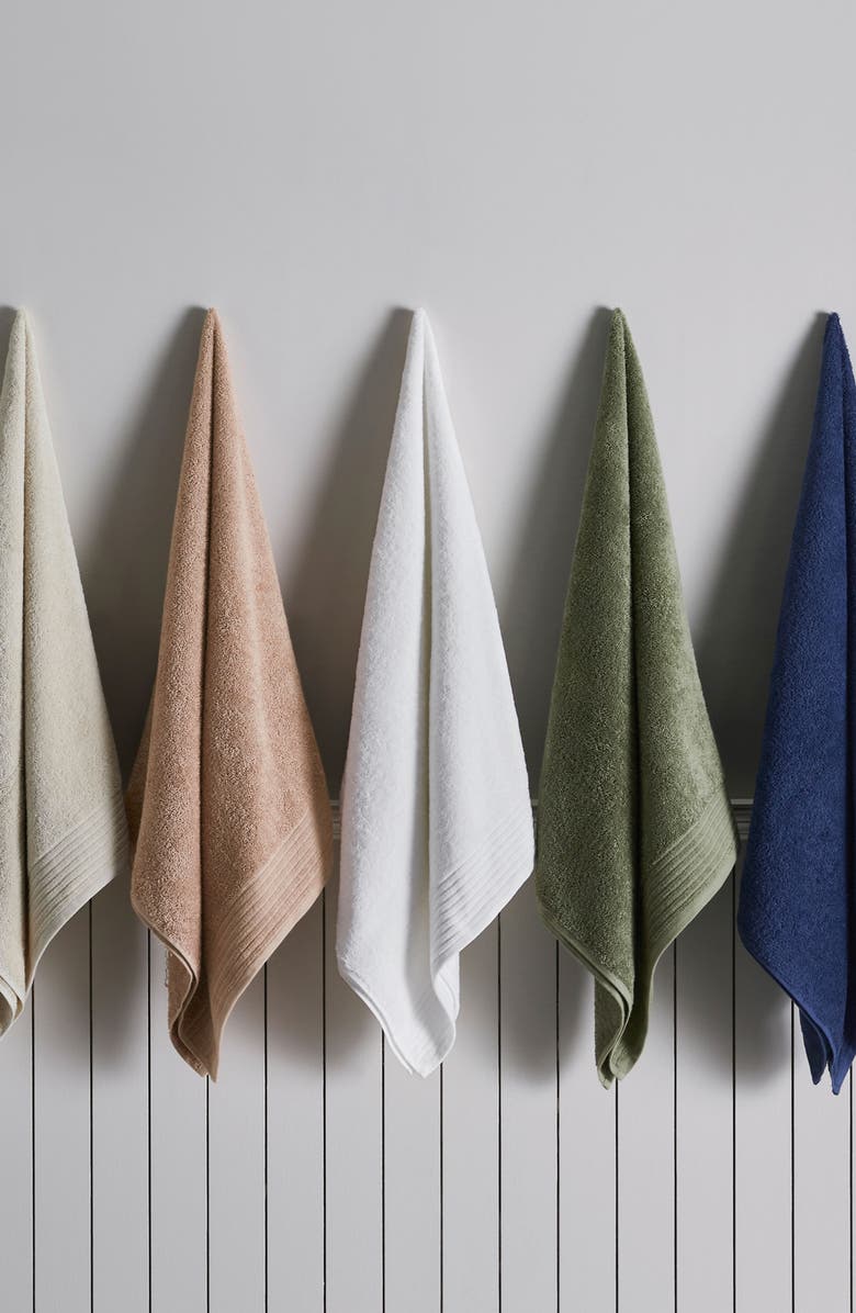 Woven & Weft Featherspun Cotton 6-Piece Towel Set, Alternate, color, Dark Grey