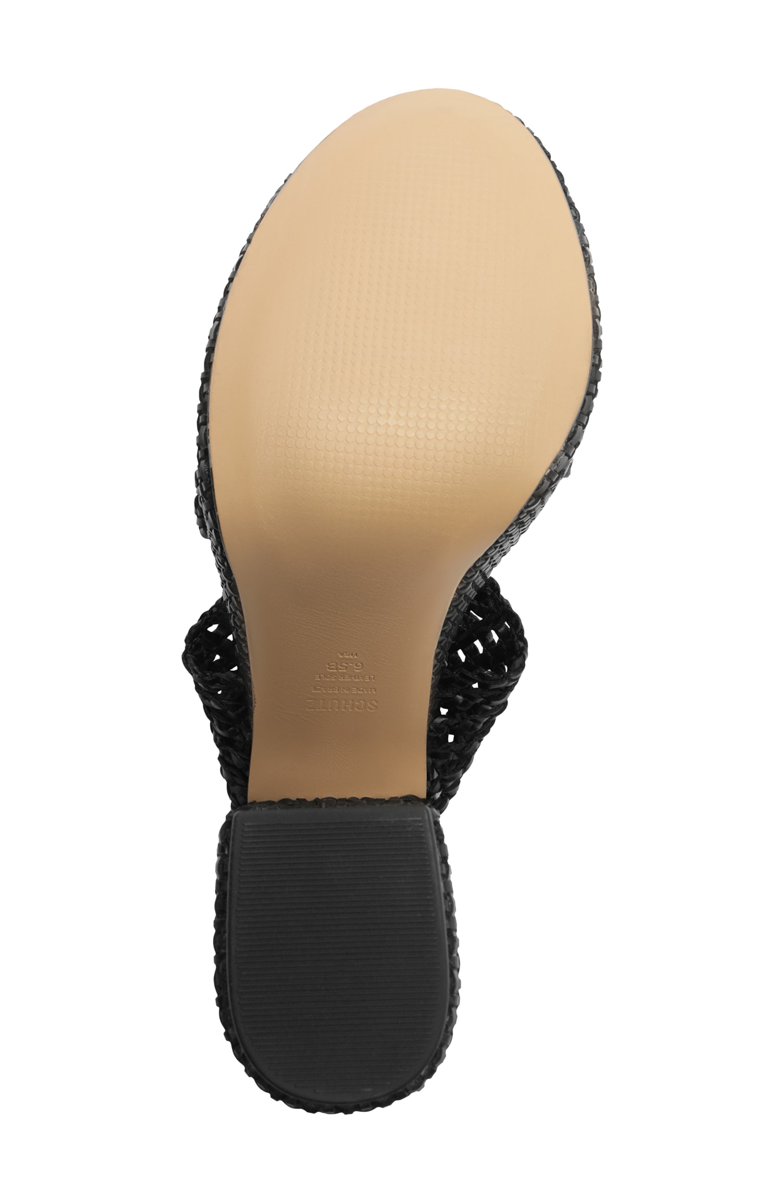 Schutz Aberdeen Platform Sandal, Alternate, color, Black
