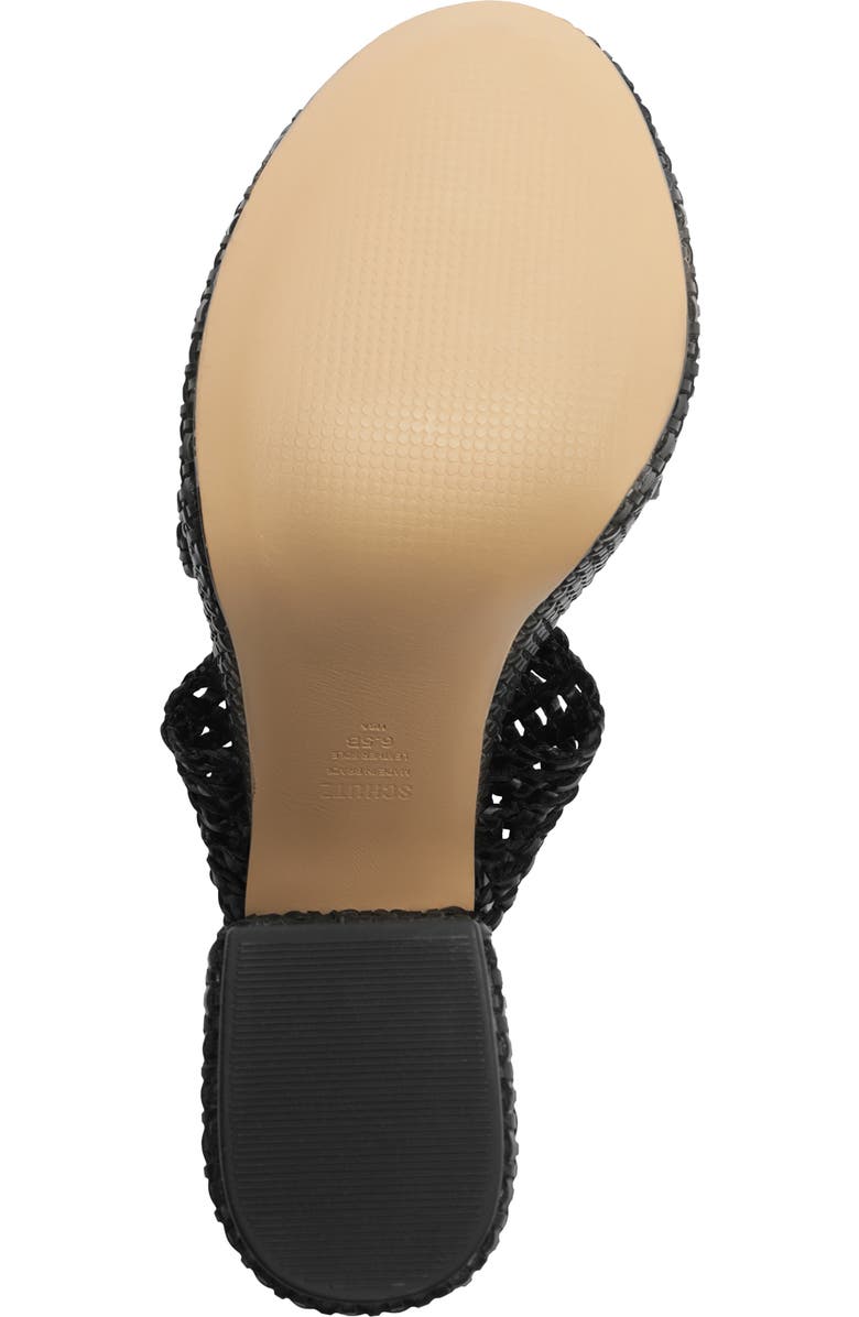 Schutz Aberdeen Platform Sandal, Alternate, color, Black