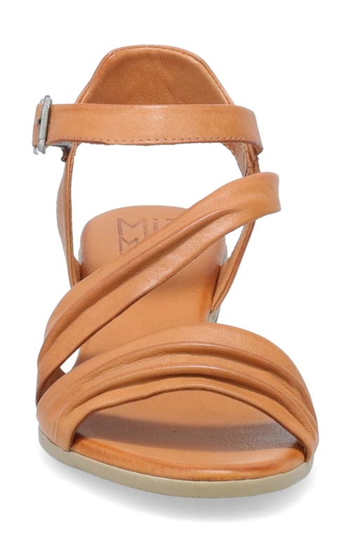 Miz Mooz Kailee Ankle Strap Sandal In Brandy