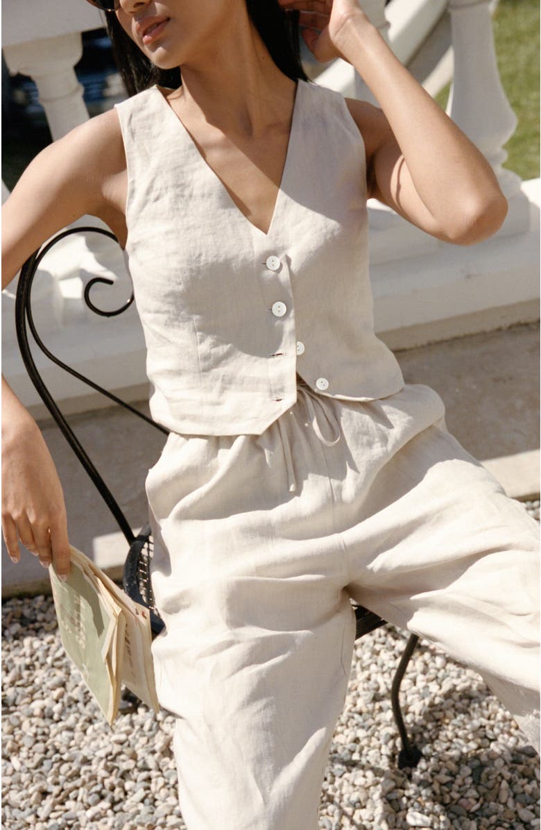 Whimsy + Row Bowie Vest, Alternate, color, Oatmeal