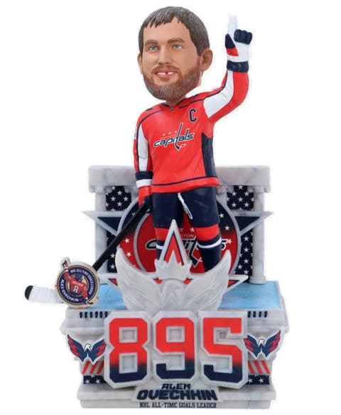 Alex Ovechkin (Washington Capitals) NHL All Time Goals Leader Moment Bobblehead