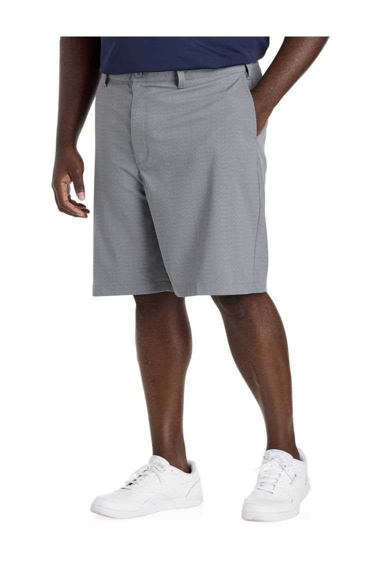 Big & Tall Performance Shorts, Main, color, GREY 5/VECTOR NAVY