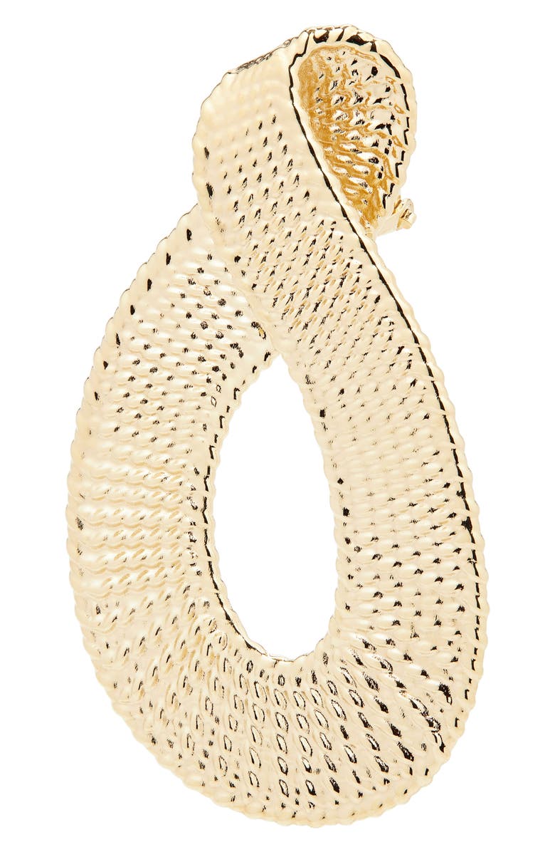 Carolina Herrera Geometric Dangle Earrings, Alternate, color, Gold