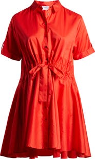 HARSHMAN Meadow Tie Waist Shirtdress