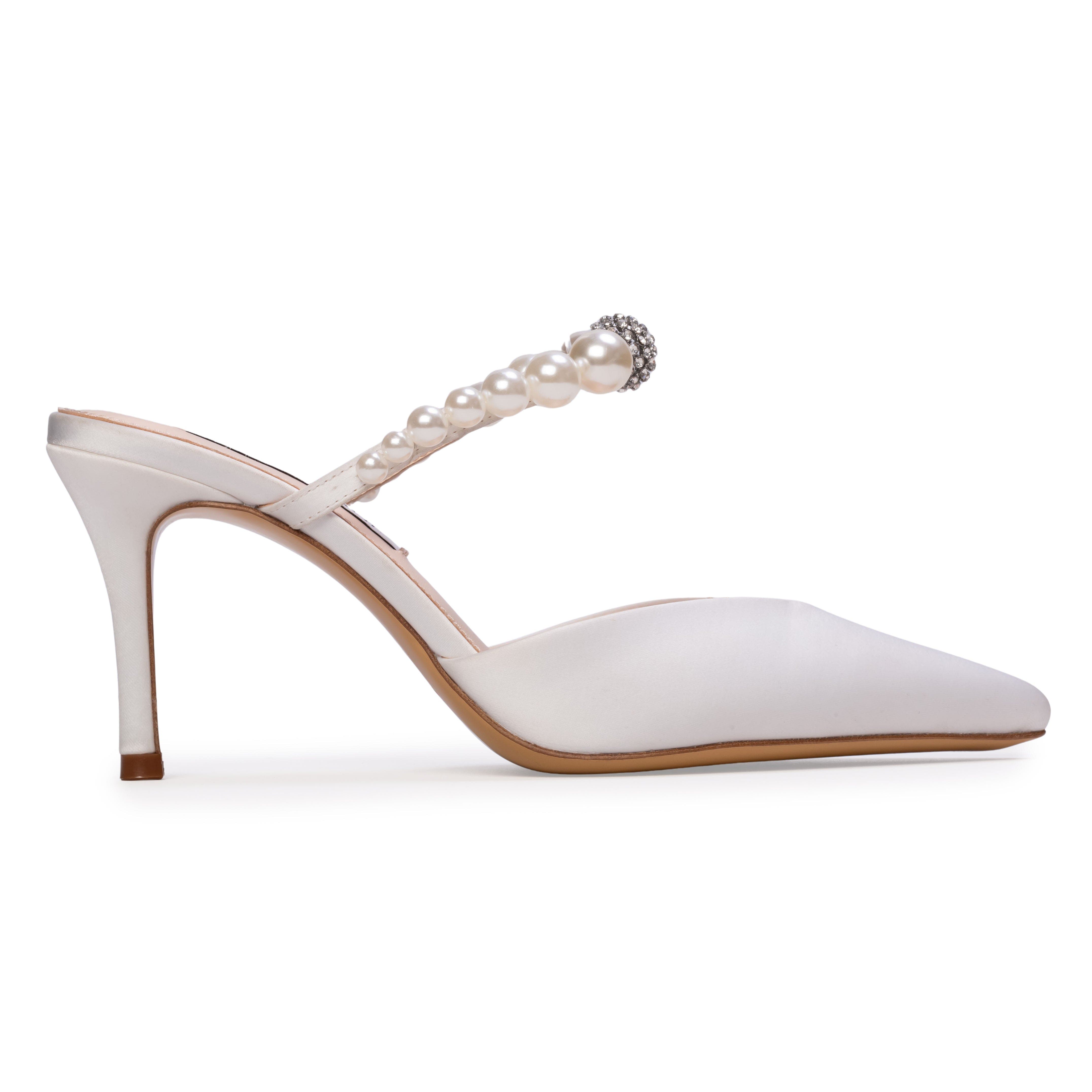 Anne Barge Bijou Pump, Main, color, White Satin